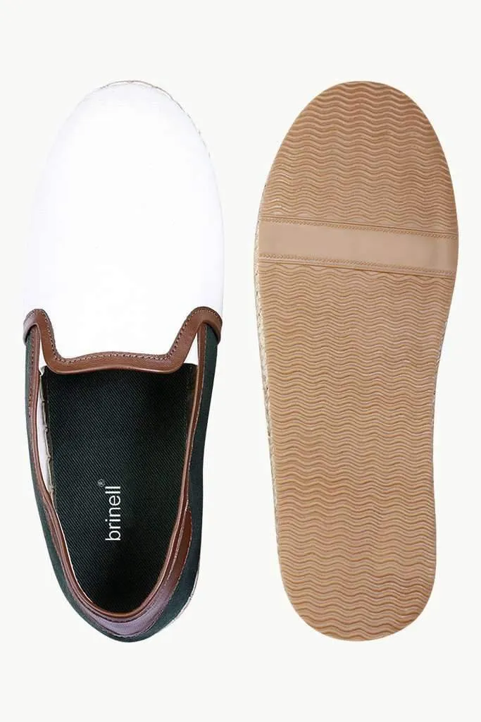 Faux Leather Detailed Espadrilles