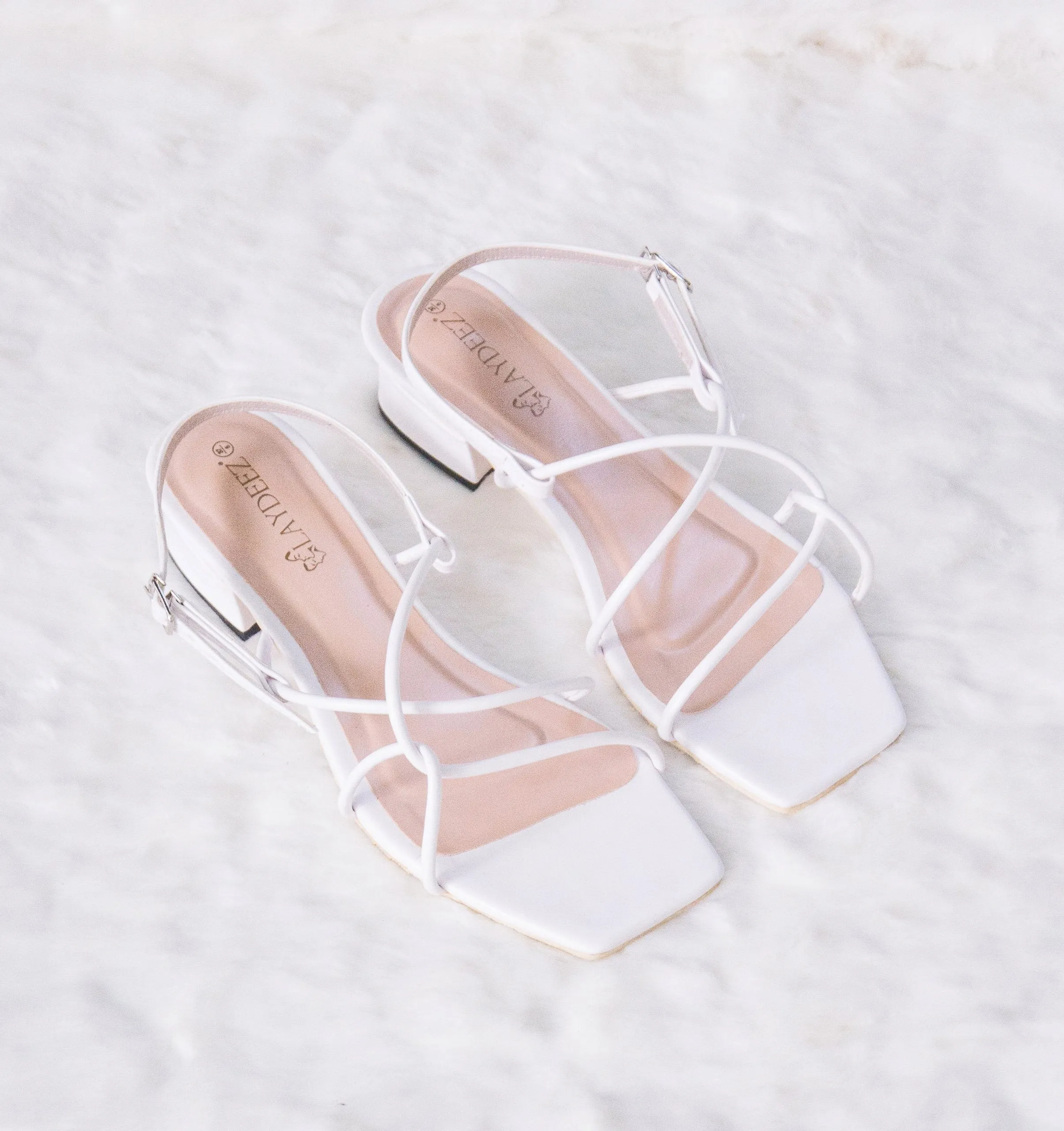 Fay Square Toe Rope Low Heels