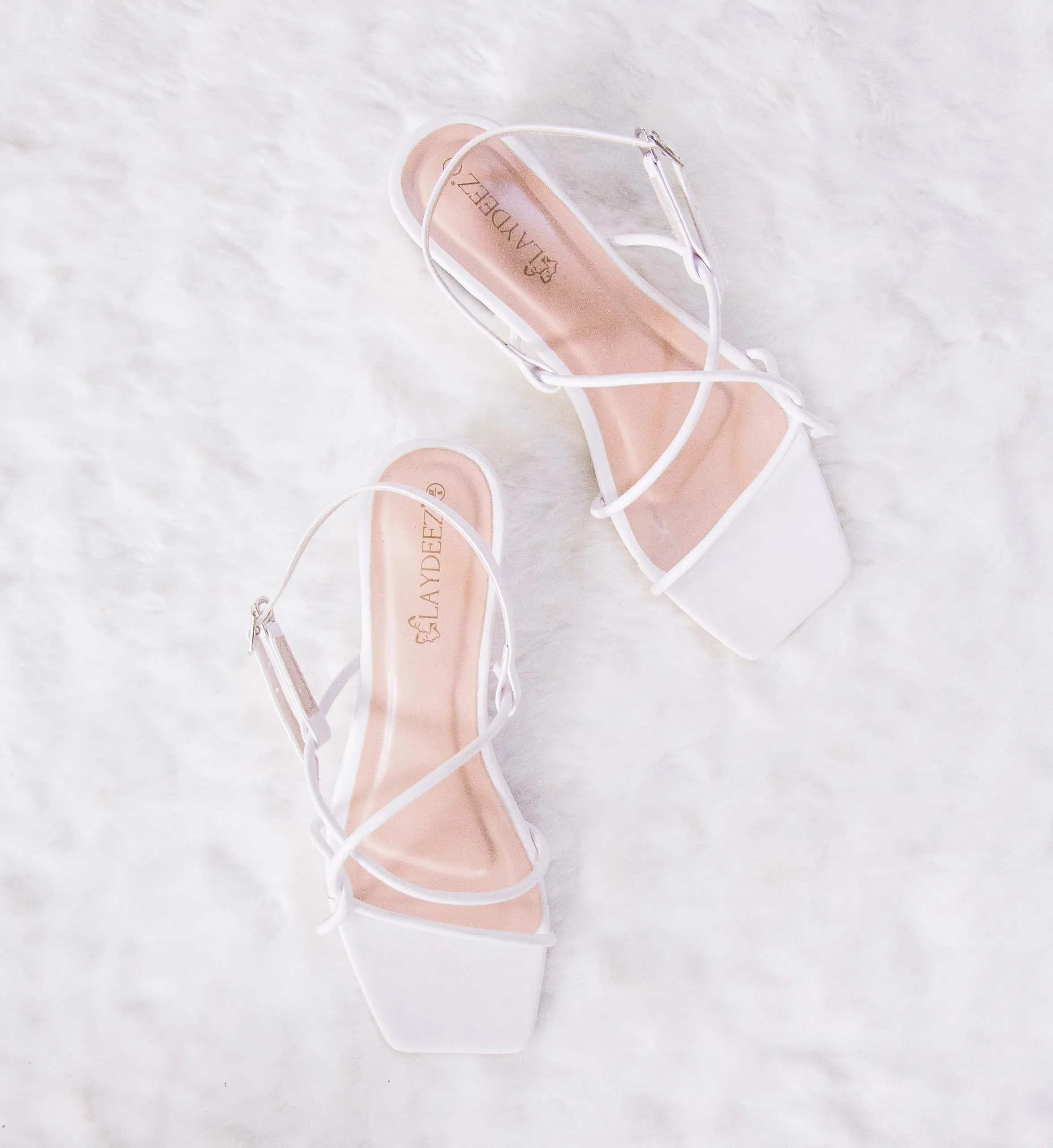 Fay Square Toe Rope Low Heels