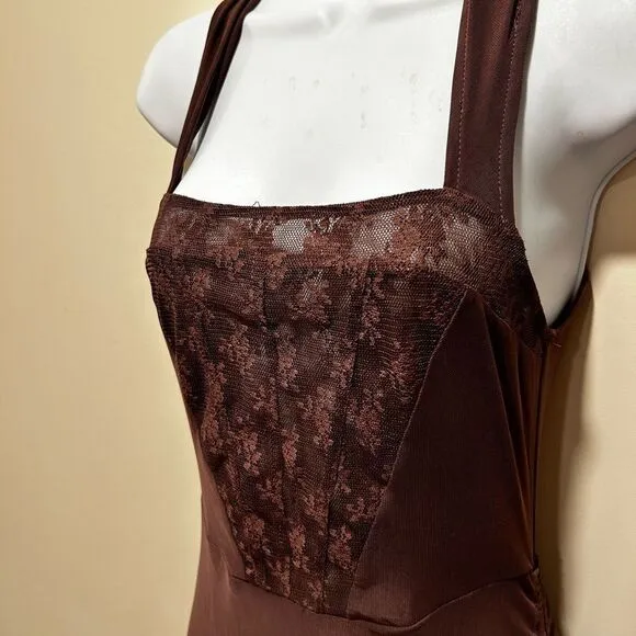 Free People Corset-Is Convertible Mesh Bodycon Ruched Sexy Sheer size Small
