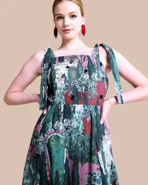 Gaia Pink Maxi Dress