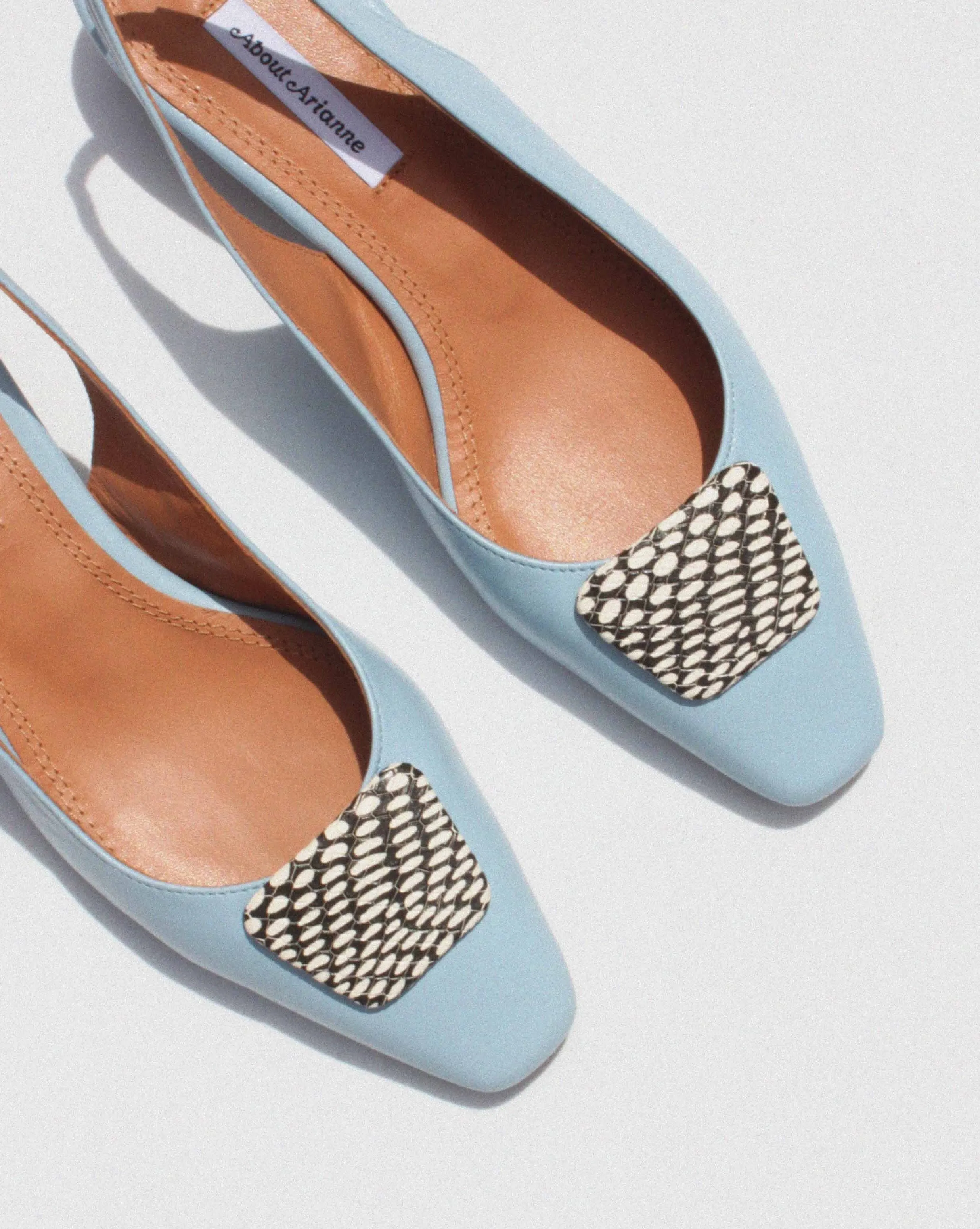 Galo Beauty Flax Heel in Blue