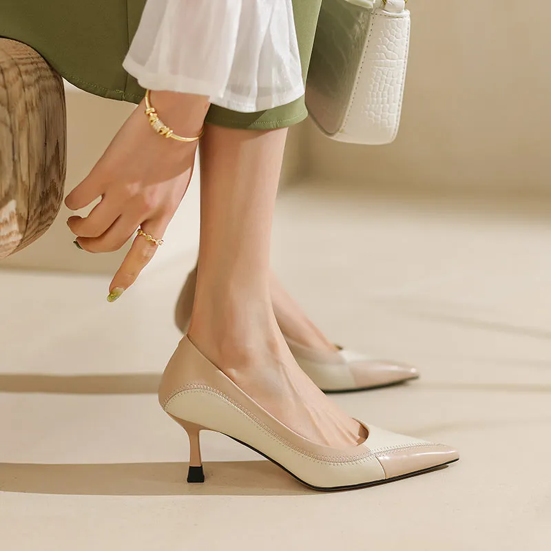 Gema Nude Kitten Heels