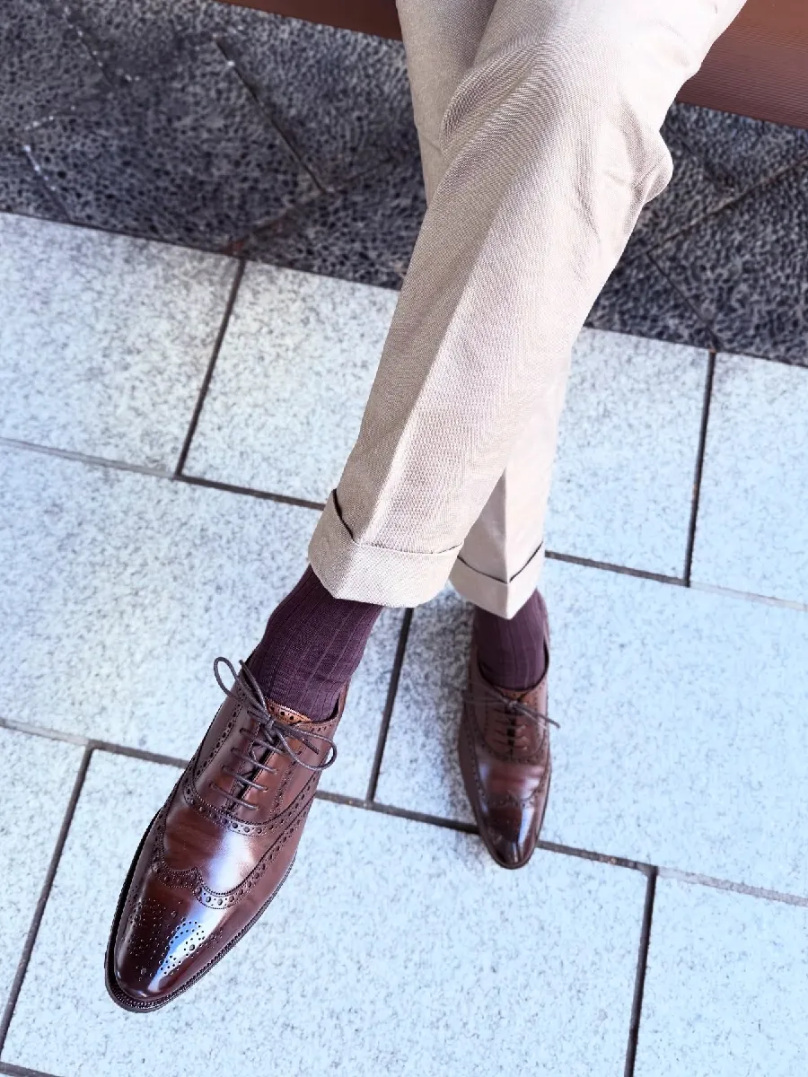 Genuine Leather Gentleman Brogues Men's Shoes