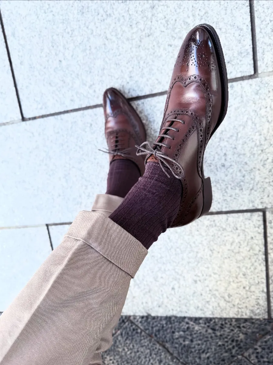 Genuine Leather Gentleman Brogues Men's Shoes
