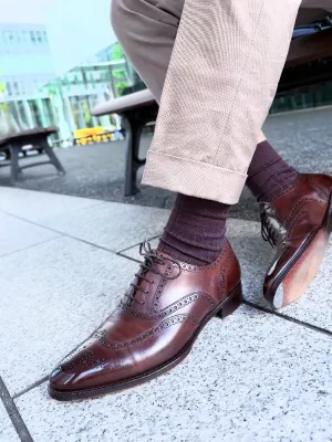 Genuine Leather Gentleman Brogues Men's Shoes
