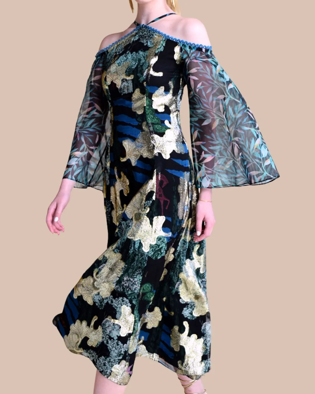 Gia Black Maxi Dress
