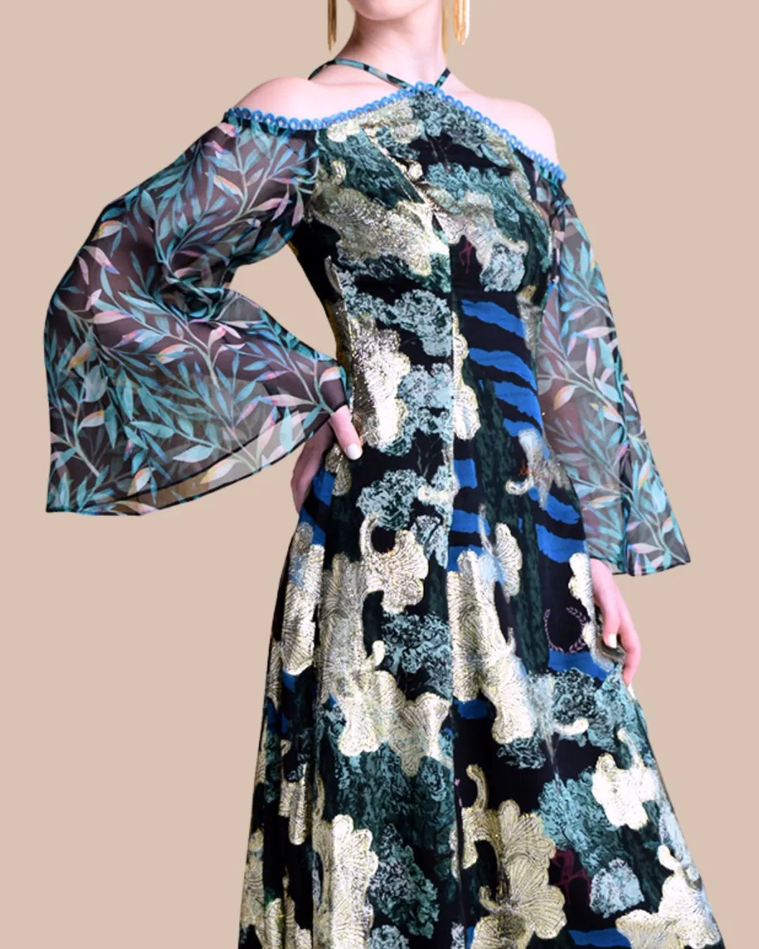 Gia Black Maxi Dress