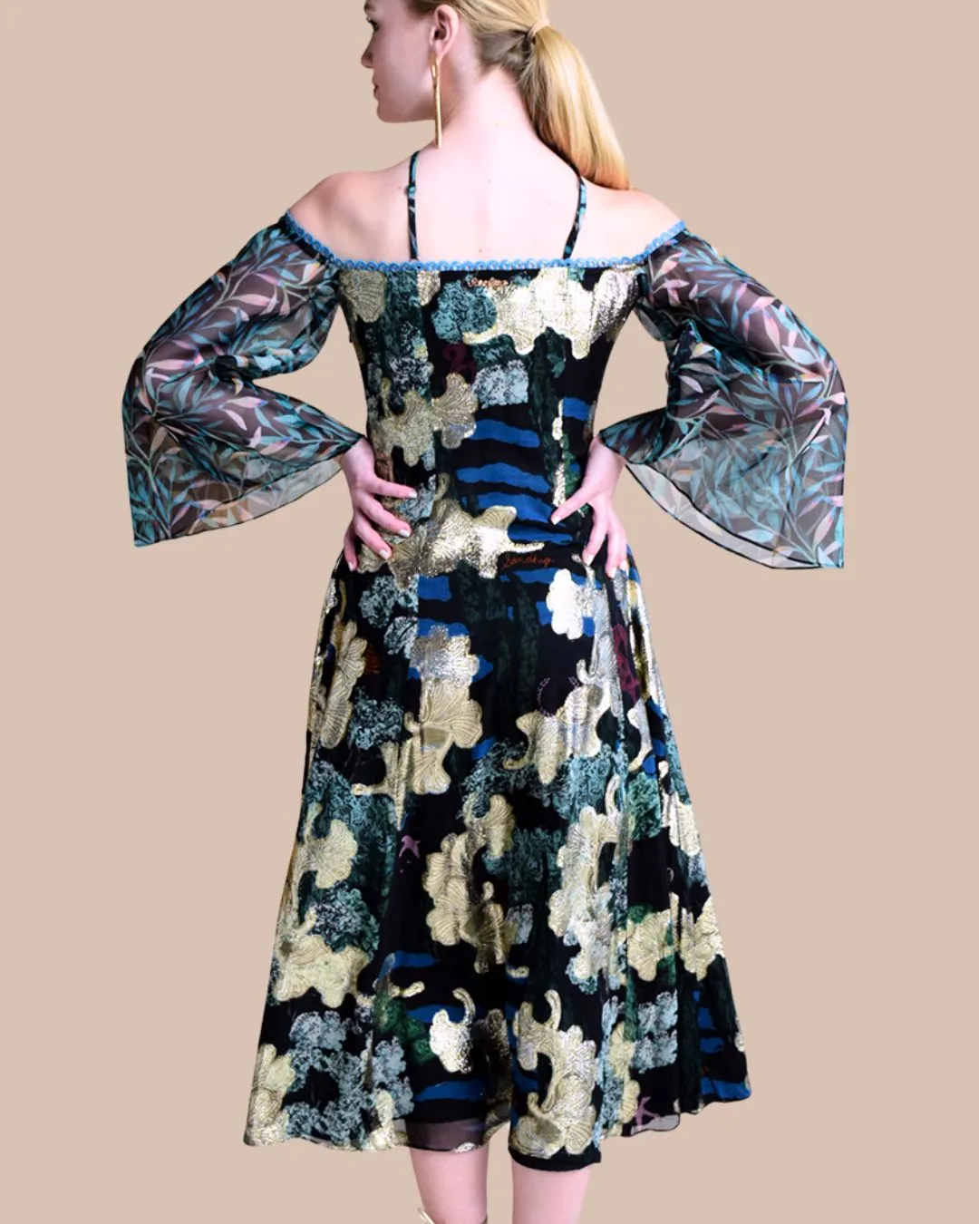 Gia Black Maxi Dress