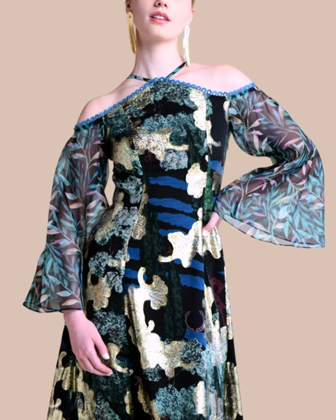 Gia Black Maxi Dress