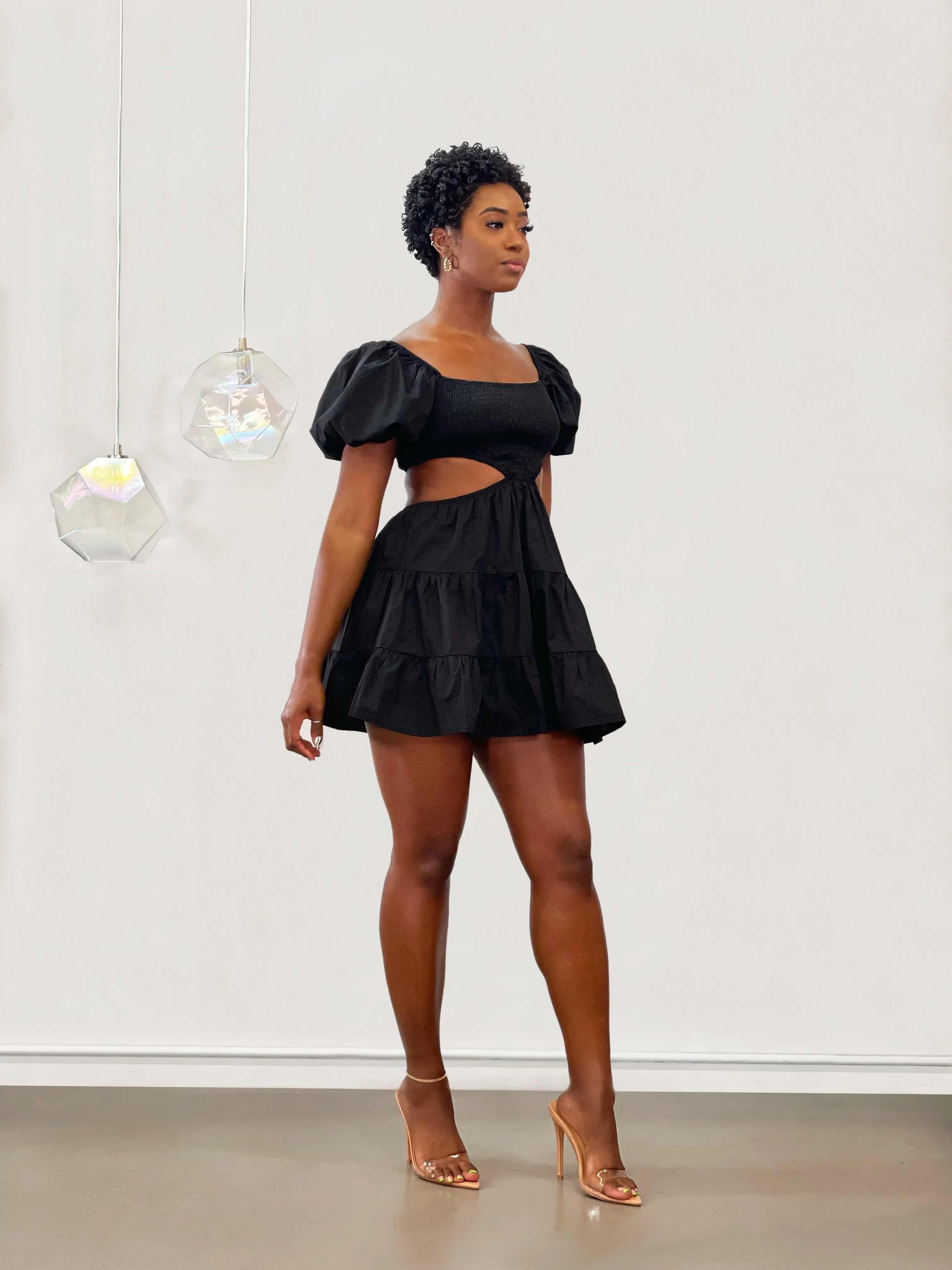 Gia Side Cutout Mini Dress