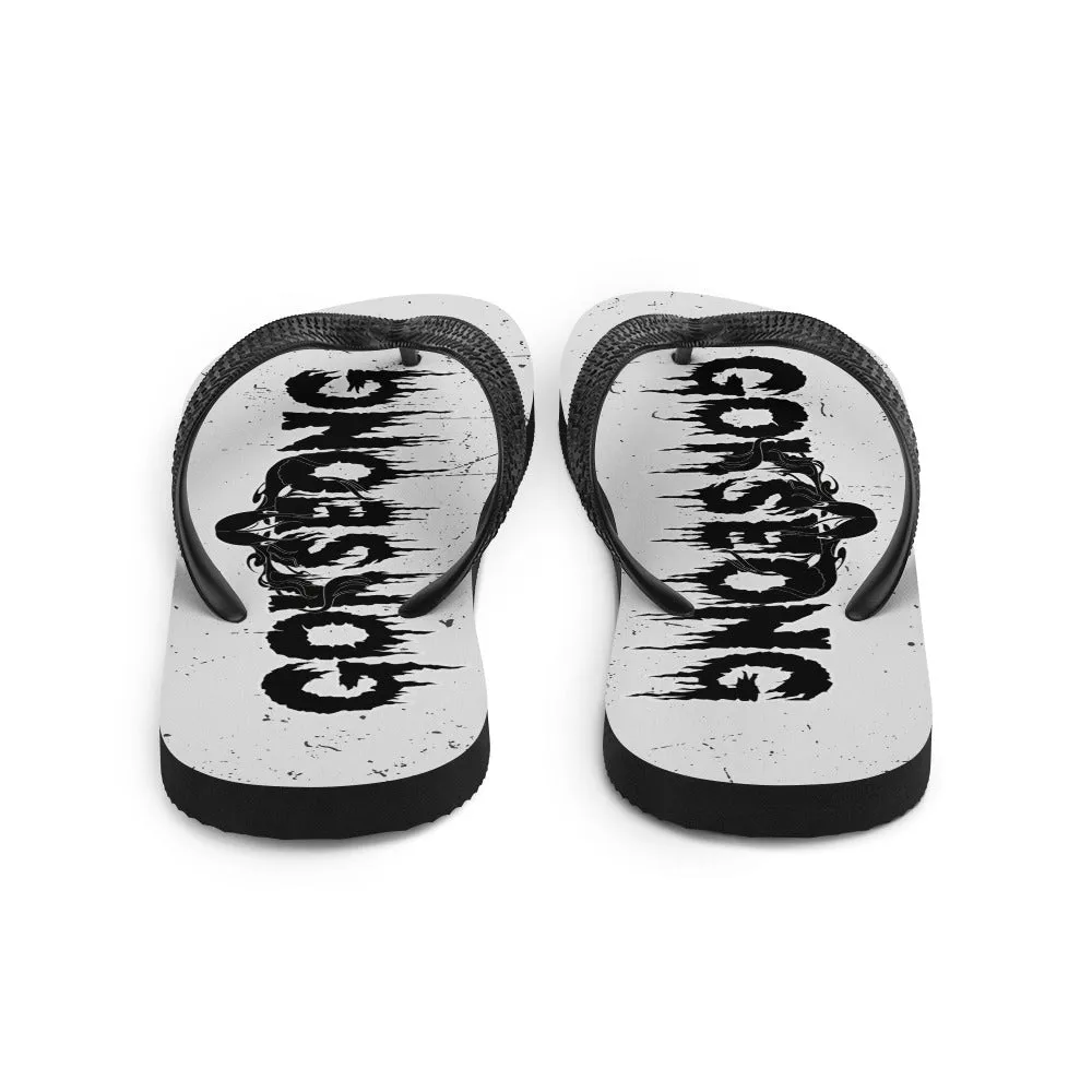 Gokseong Flip-Flops - Free Delivery! Rock / Metal / Alternative - Alternative Apparel and Merch Only from Phase B Records.