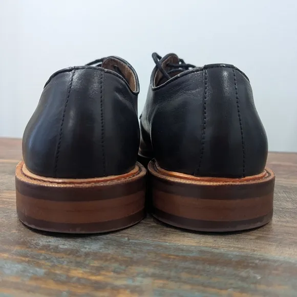 Gordon Rush Mens Shoes Hester Dress Black Oxfords Lace Ups Italian Leather Sz 7
