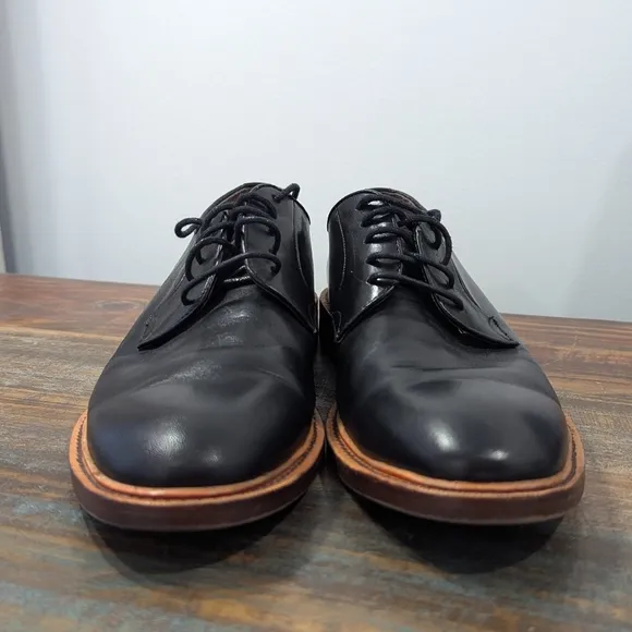 Gordon Rush Mens Shoes Hester Dress Black Oxfords Lace Ups Italian Leather Sz 7
