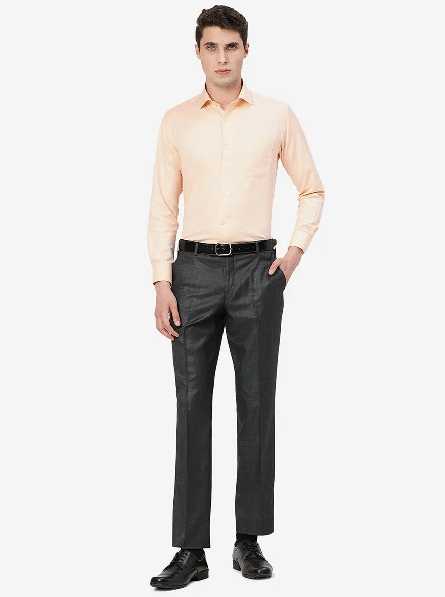 Green Solid Classic Fit Formal Trouser | JadeBlue
