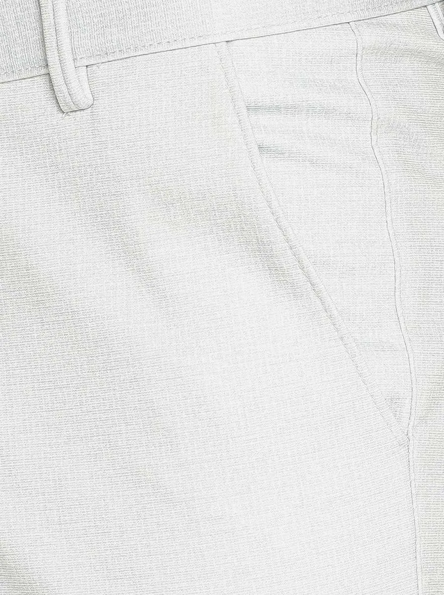 Grey Solid Slim Fit Club Wear Trouser | JB Studio