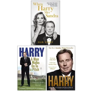 Harry Redknapp Collection 3 Books Set (A Man Walks On To a Pitch)