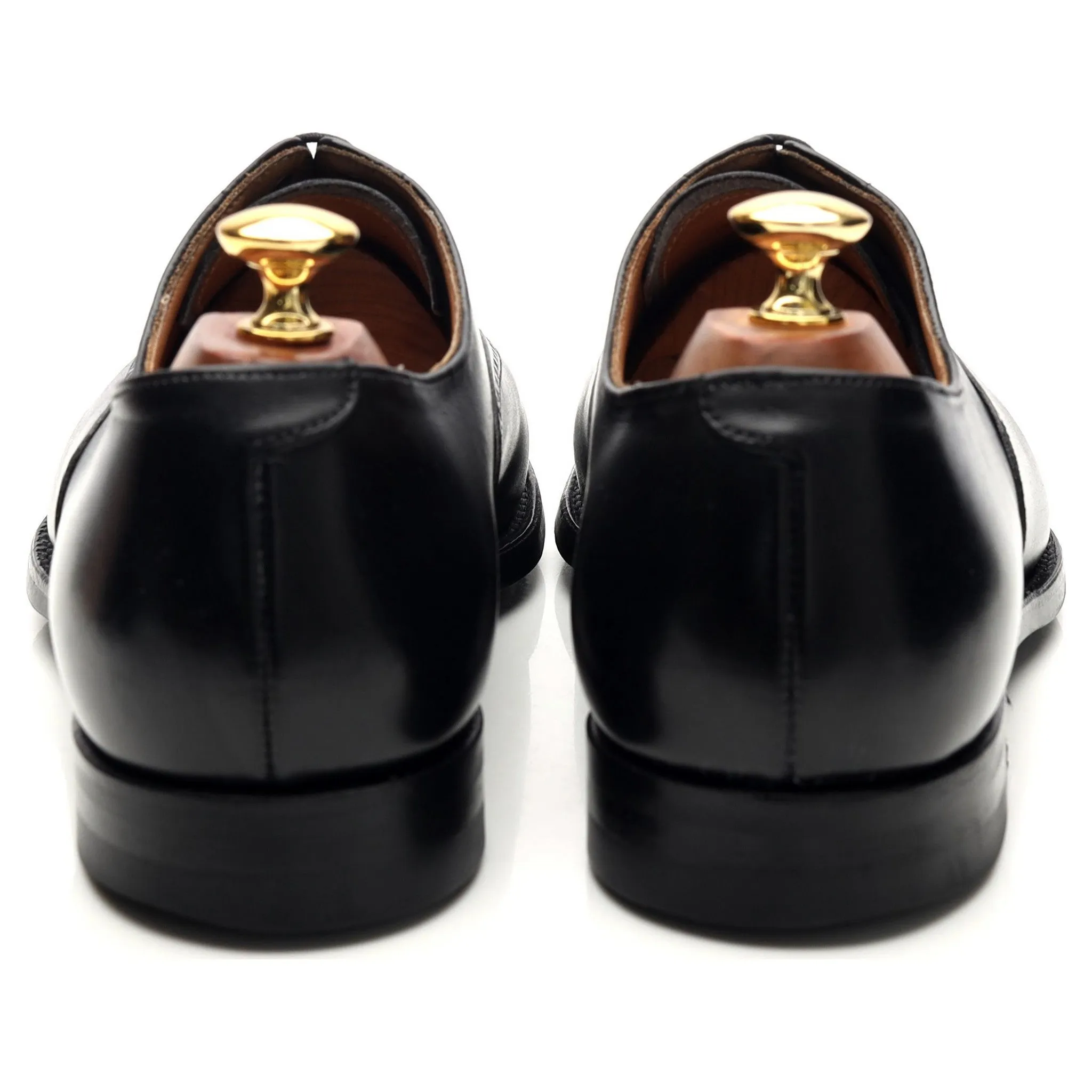'Hatton' Black Leather Oxford Brogues UK 9 E