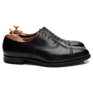 'Hatton' Black Leather Oxford Brogues UK 9 E
