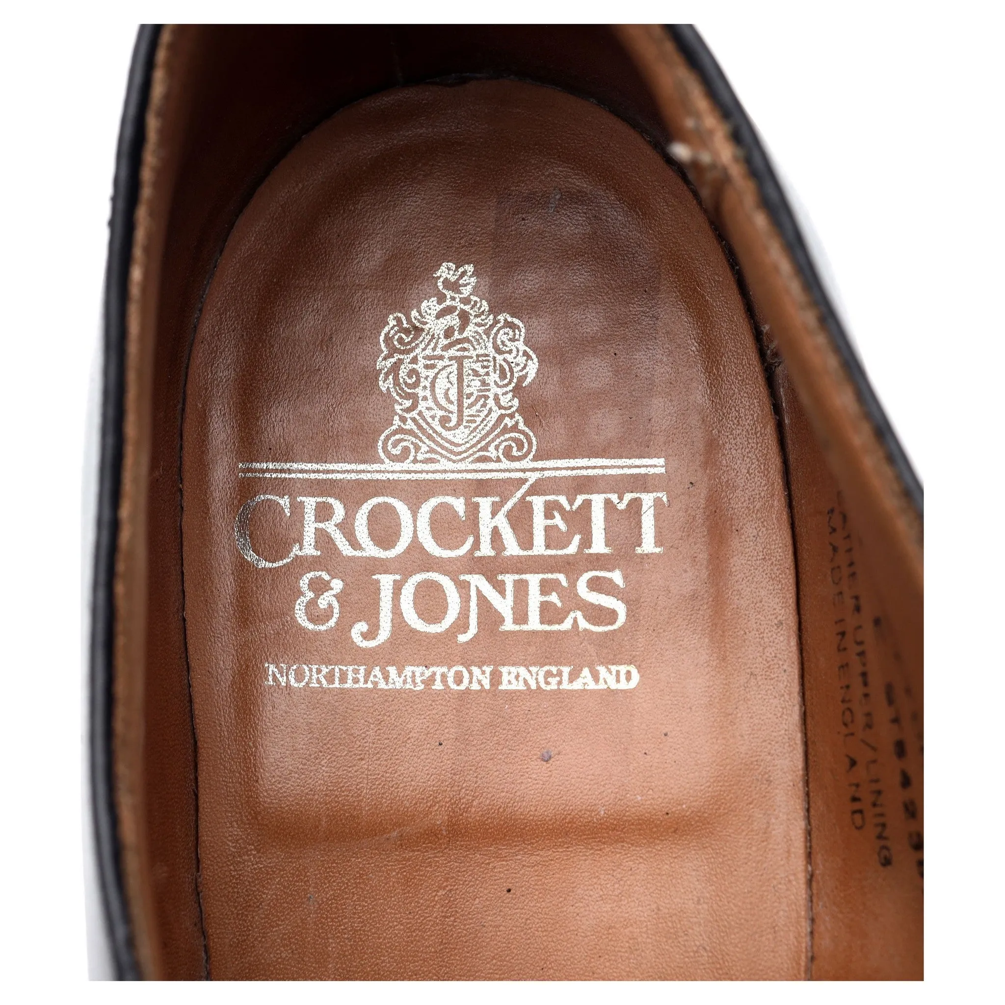 'Hatton' Black Leather Oxford Brogues UK 9 E