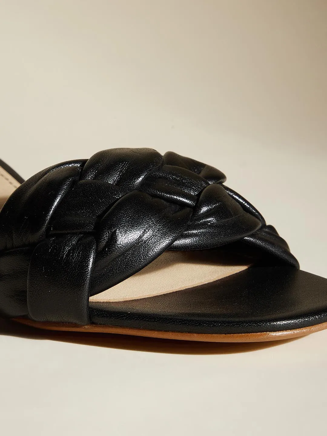 Heather Leather Heels