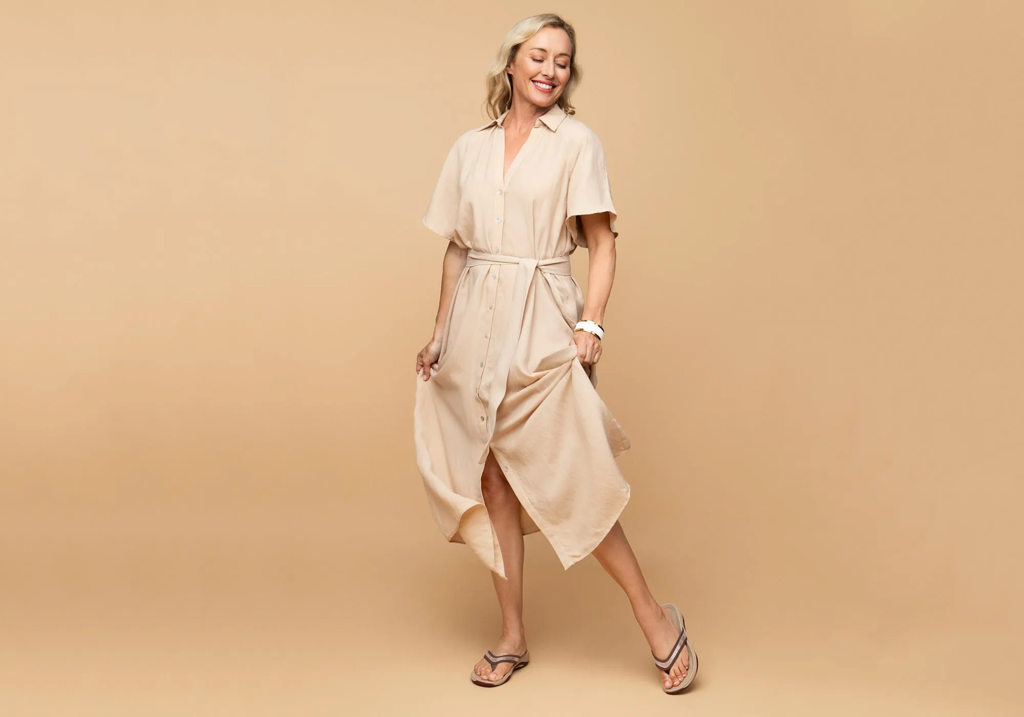 Homyped Inlet Stripe Womens Comfortable Supportive Thongs Sandals