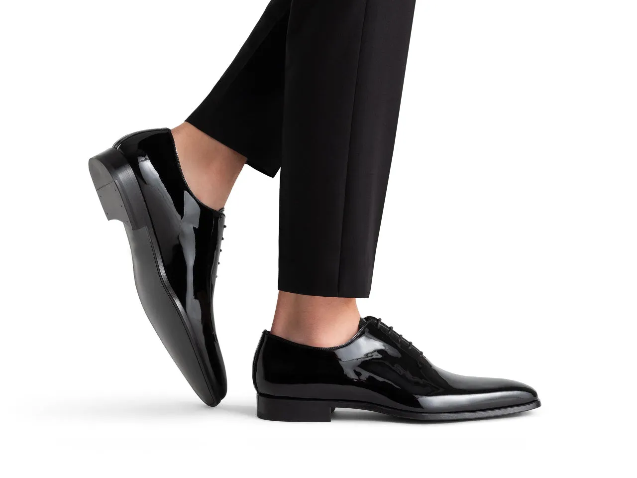 Jawn Black Patent Oxford Shoes