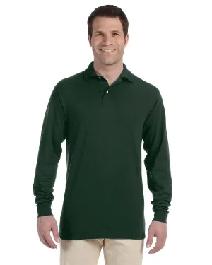 Jerzees Adult 5.4 oz SpotShield Long-Sleeve Jersey Polo 437ML