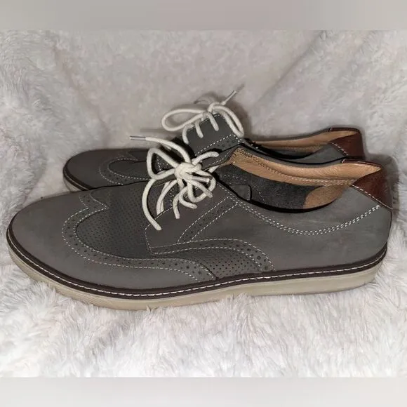 Johnston &amp; Murphy Gray Oxfords 11.5