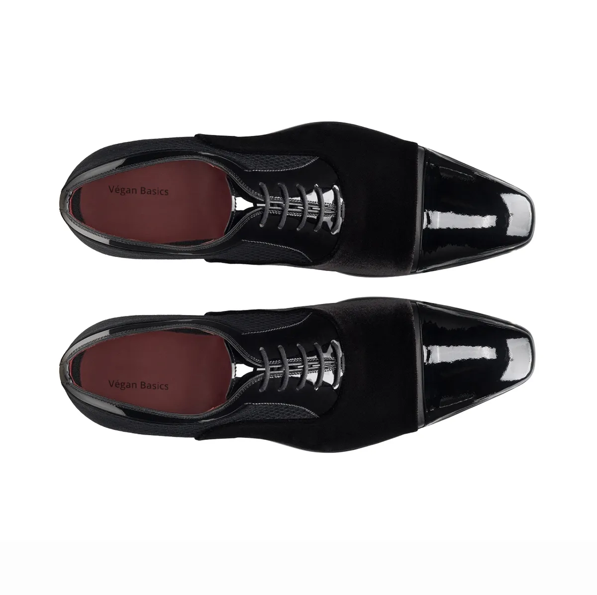 Kalo Black Patent Oxford Shoes