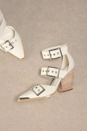 Katie Heels - White
