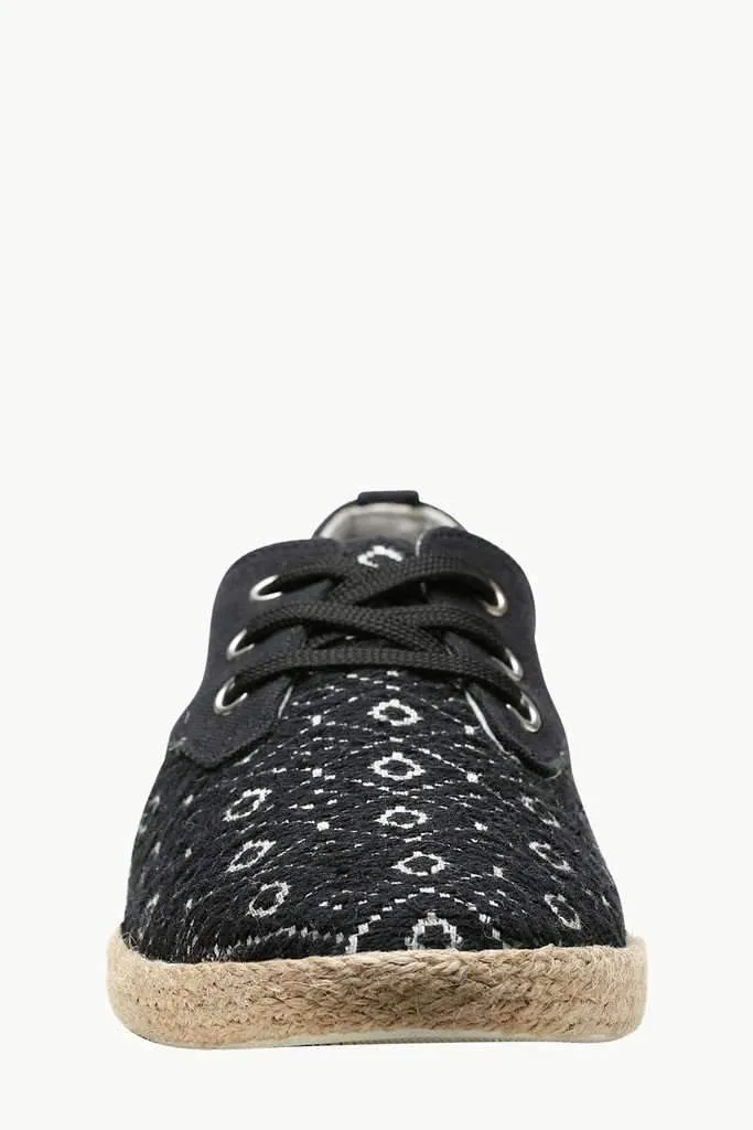 Lace Up Aztec Print Espadrilles