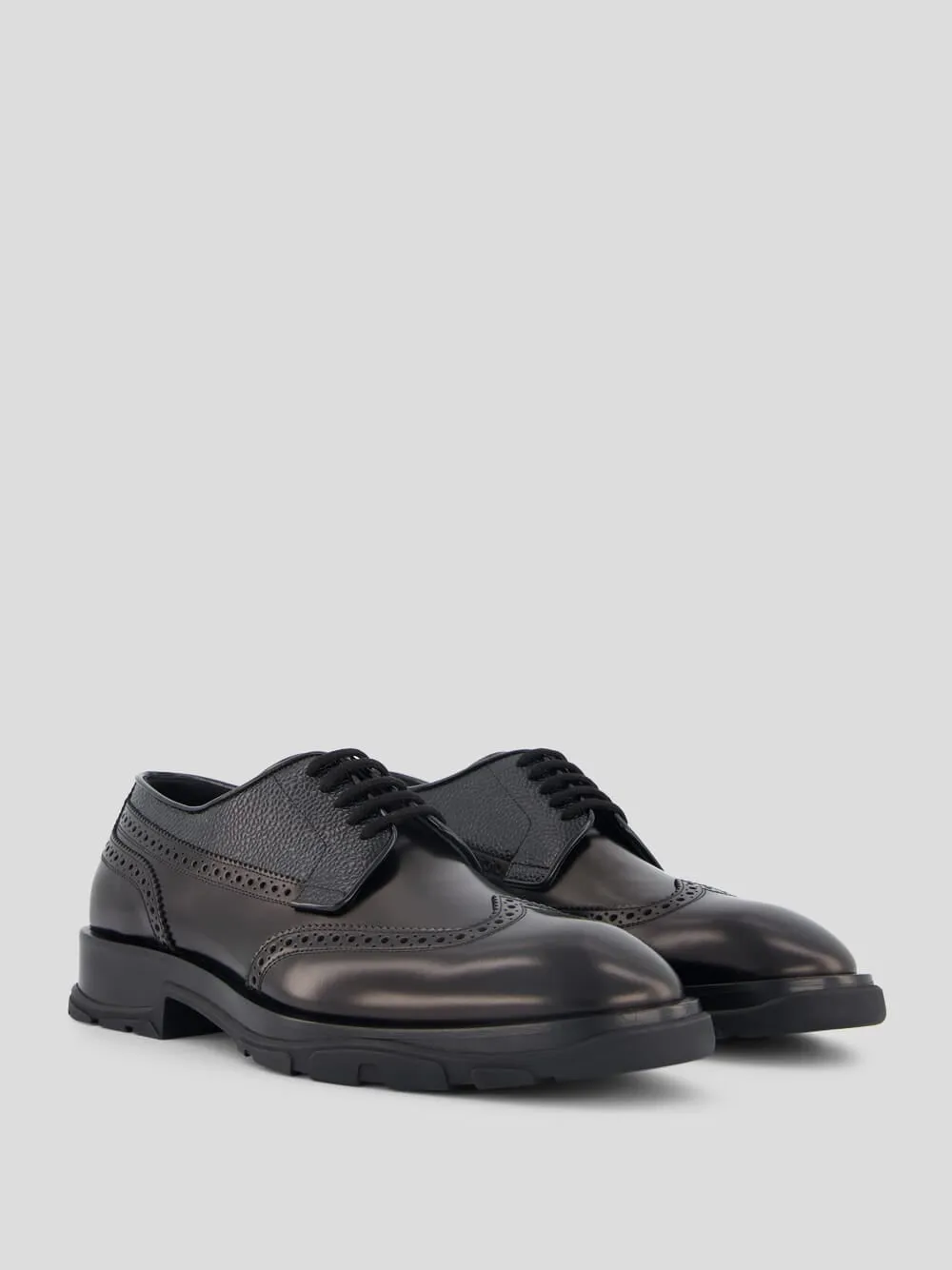 Lace-Up Leather Brogues