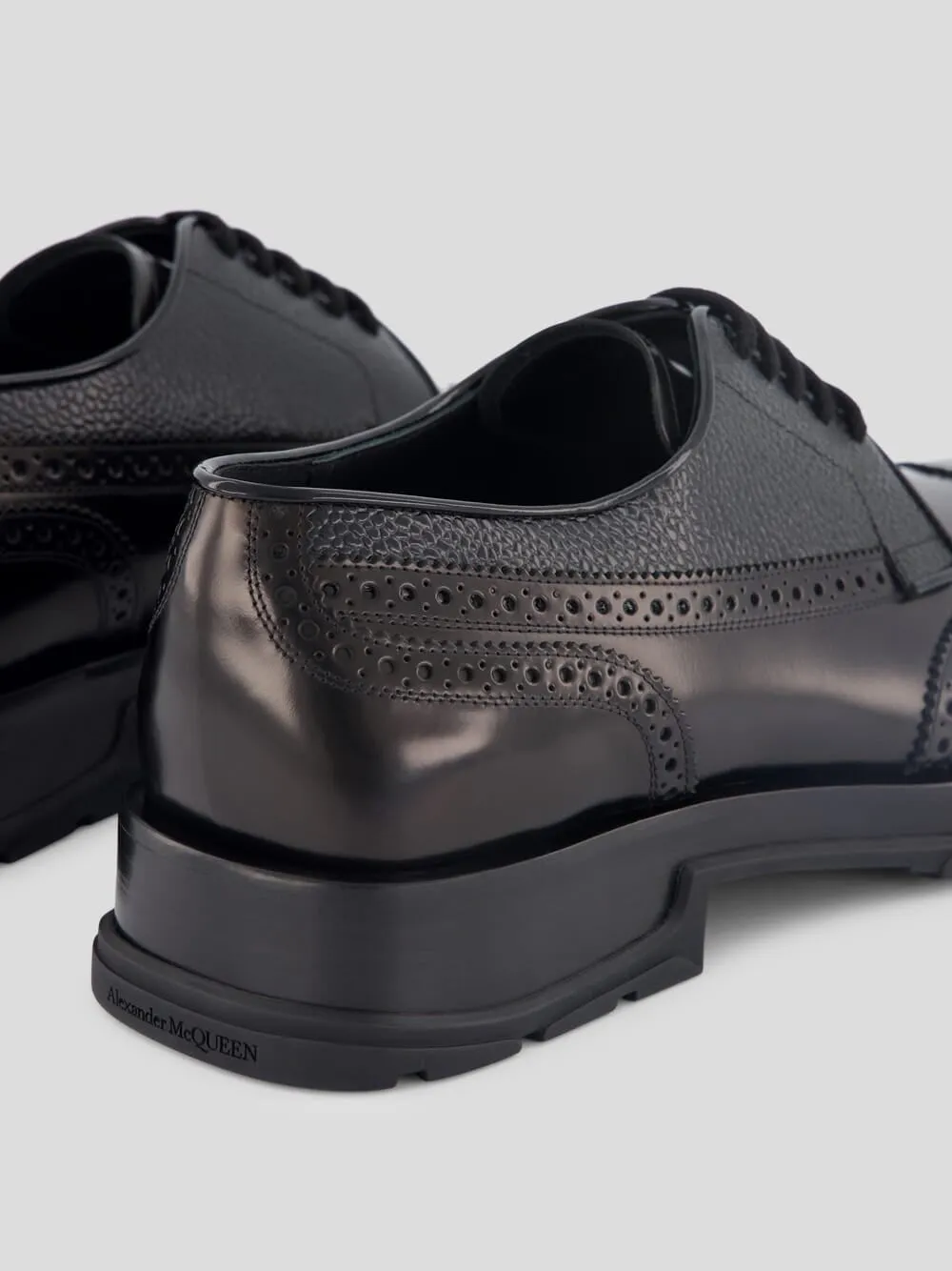 Lace-Up Leather Brogues