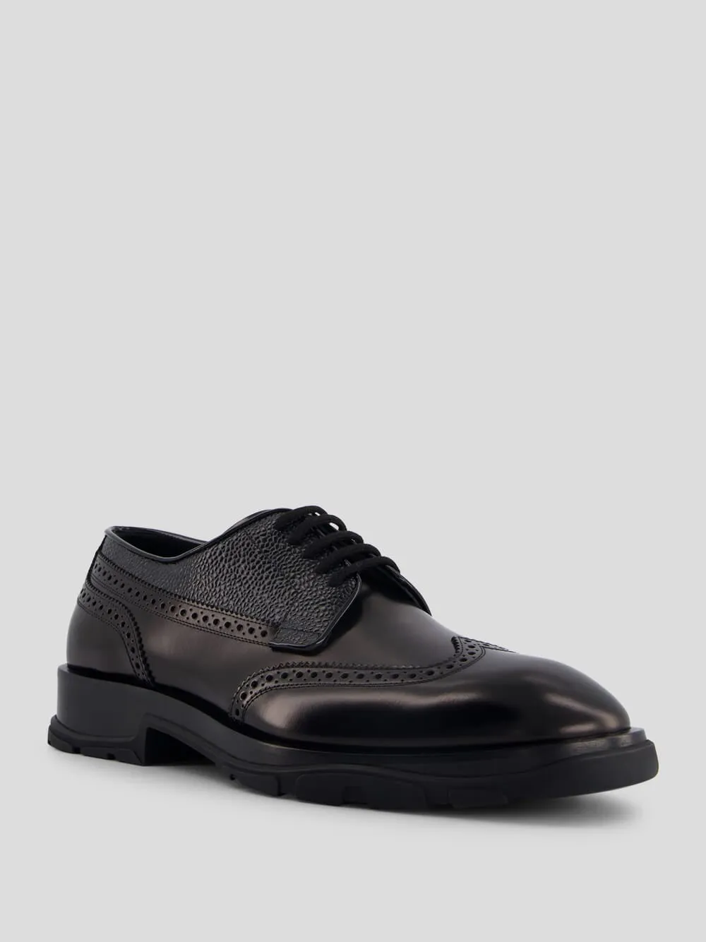 Lace-Up Leather Brogues
