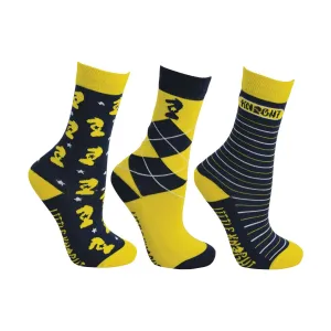 Lancelot Horse Riding Socks by Little Knight (Pack of 3)