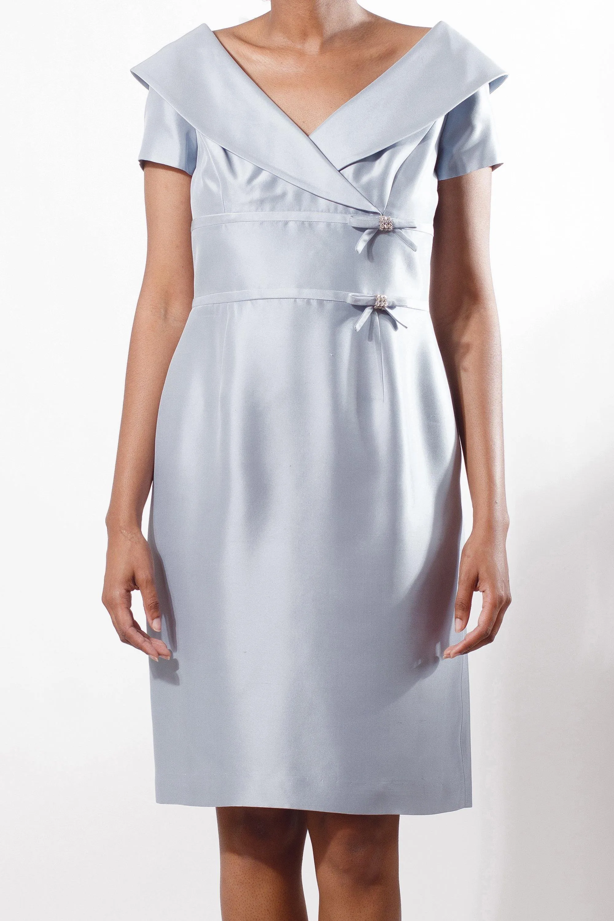 Lilac Purple Evening Midi Dress