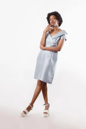 Lilac Purple Evening Midi Dress