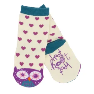 Little Blue House Crew Socks - Hoot Hoot