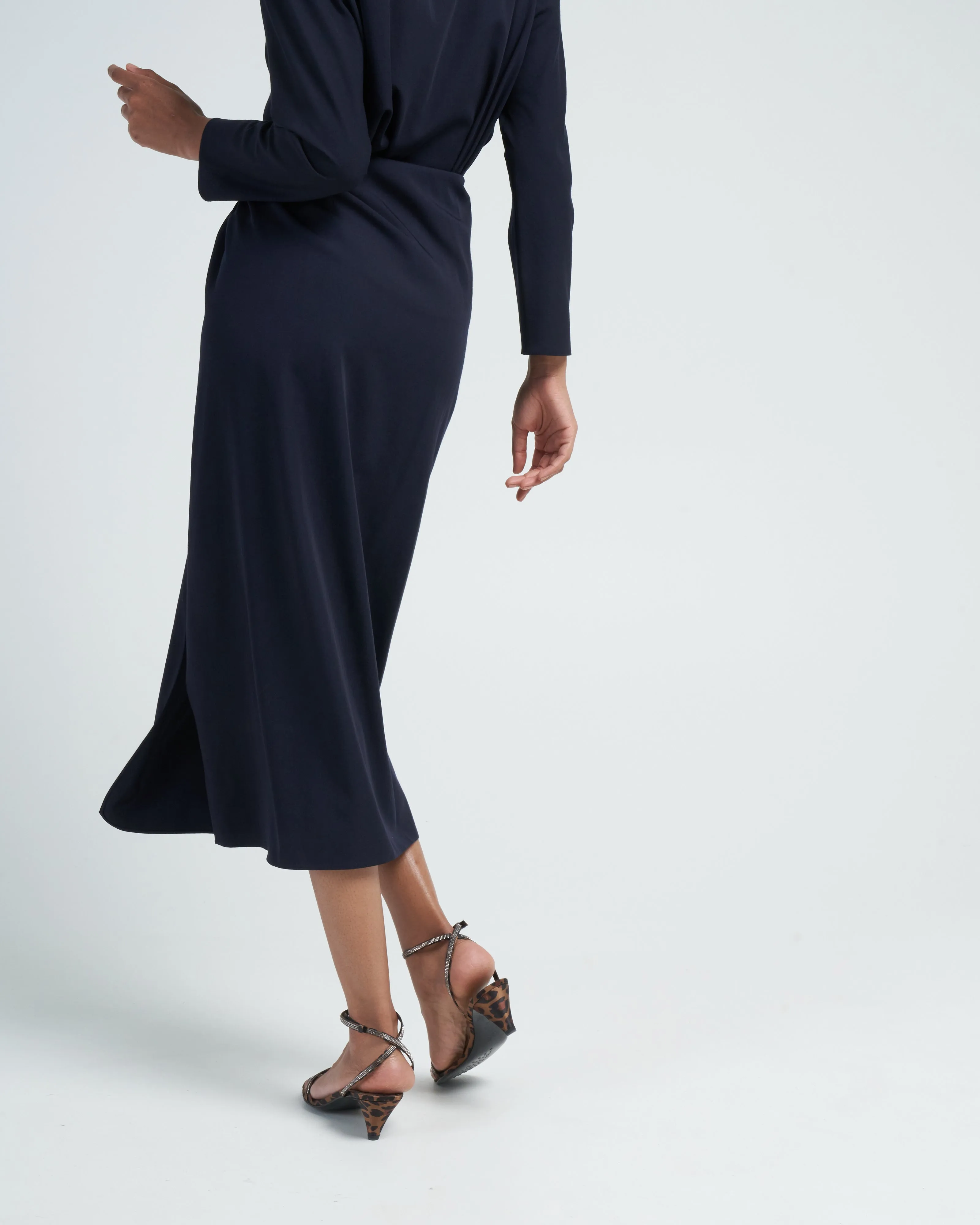long sarong - navy