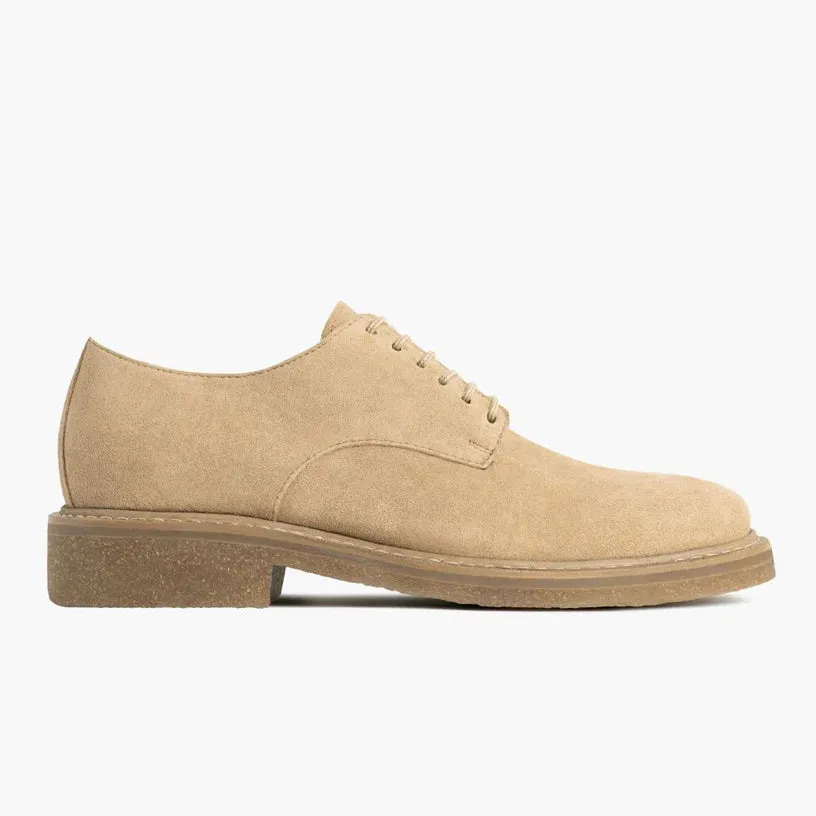 Luca Beige Suede Broader Shoes