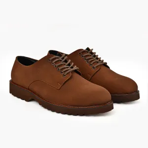 Luca Tan Suede Broader Shoes