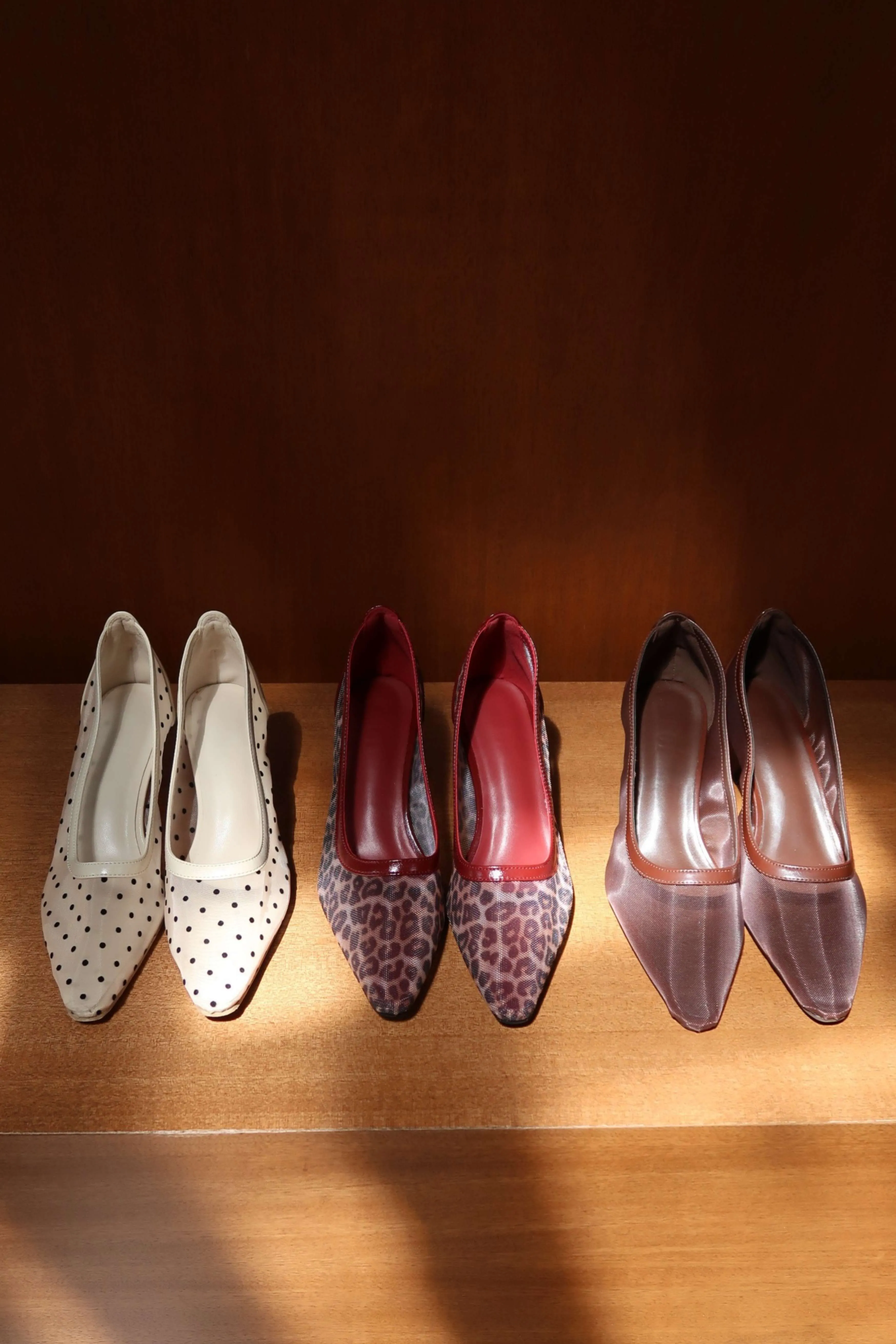 Lucy Mesh Heels in Solange