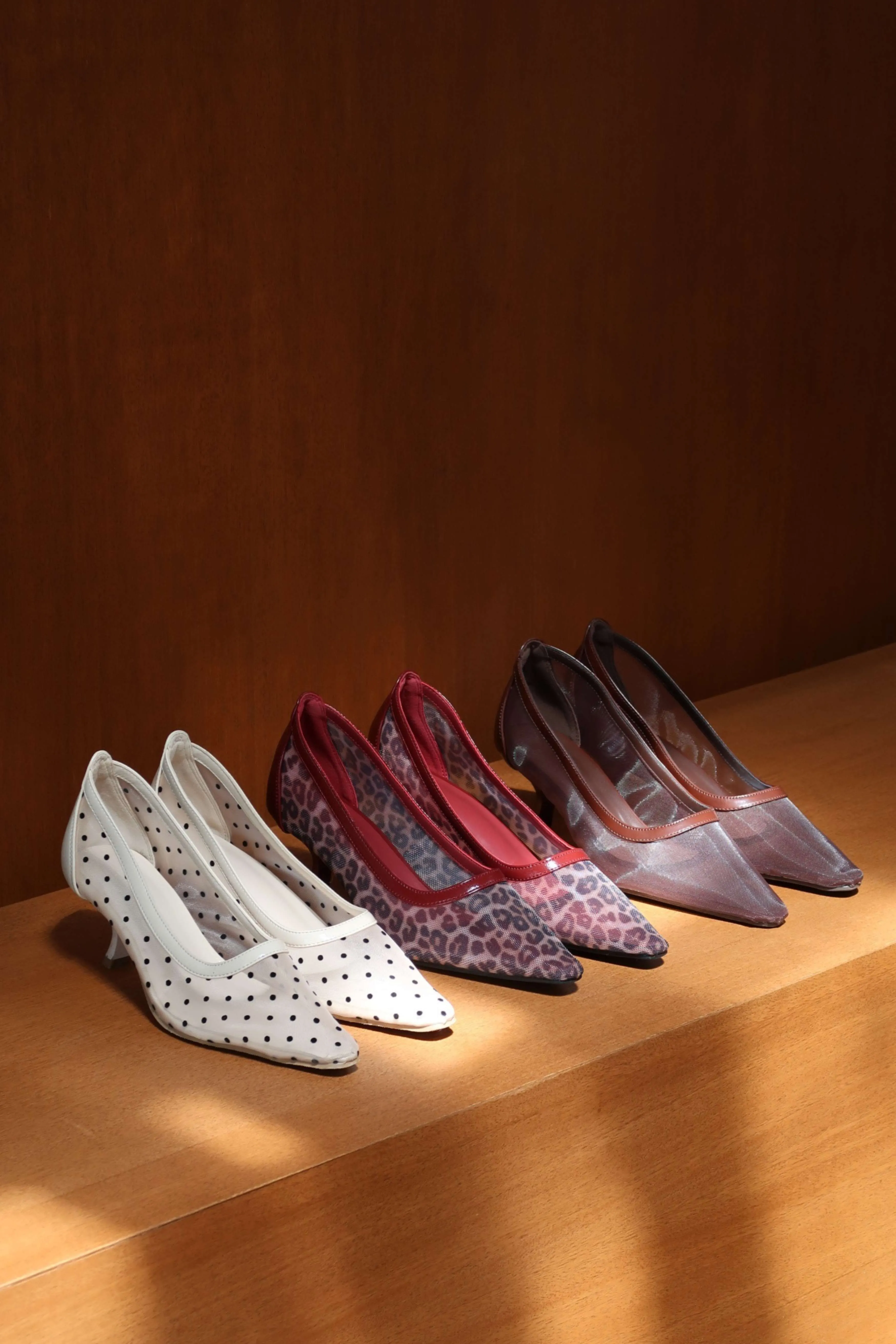 Lucy Mesh Heels in Solange
