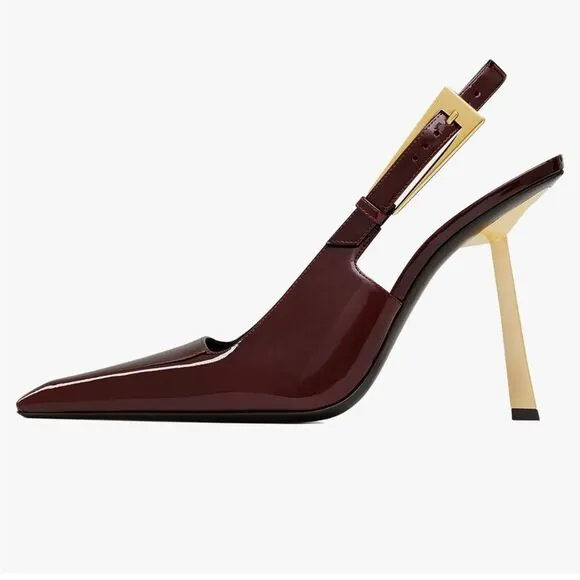 Luxury slingback shoe. Pristine condition
