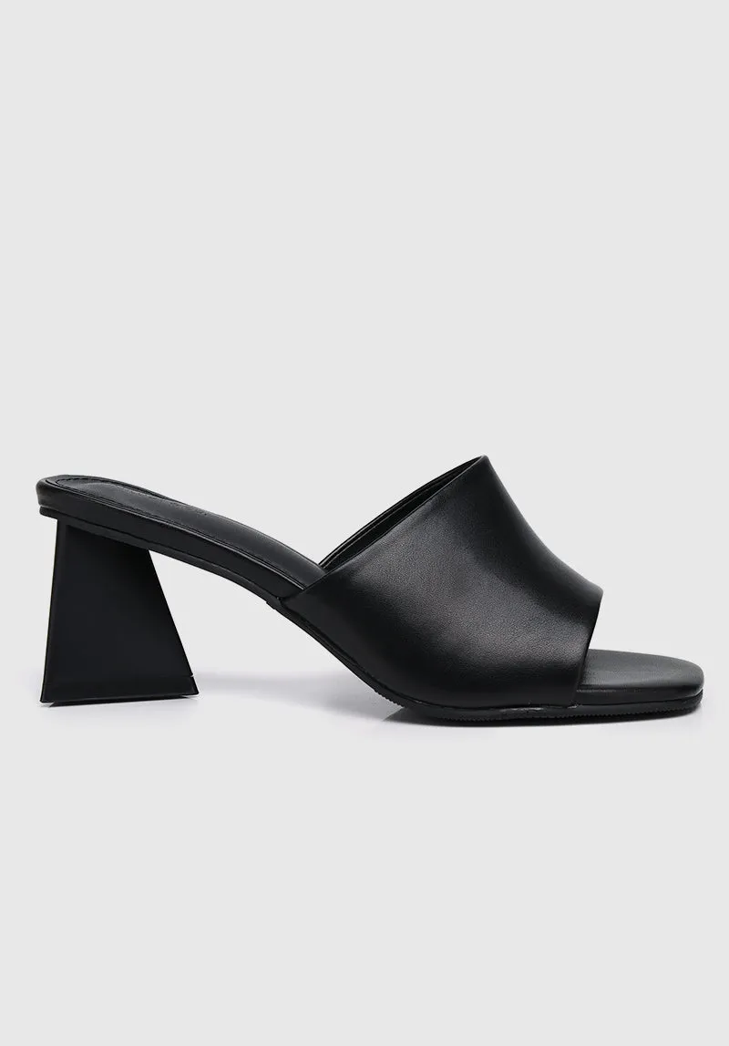 Lyssa Open Toe Heels (Black)