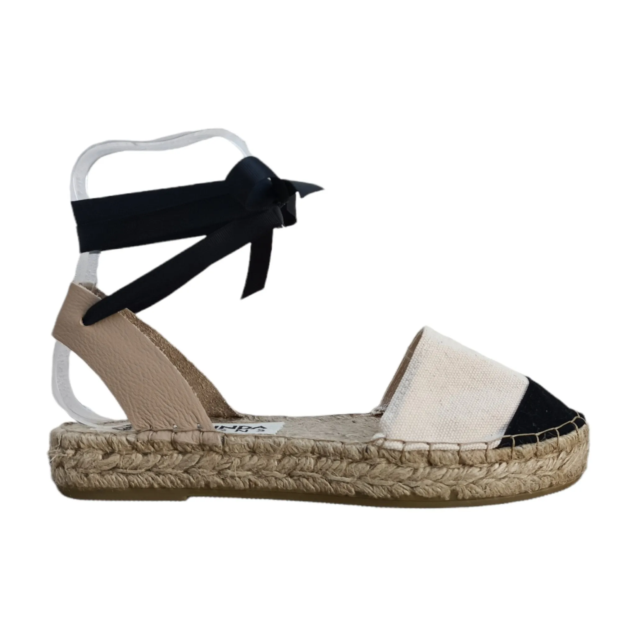 Ma Belle Flatform Espadrilles - Ecru