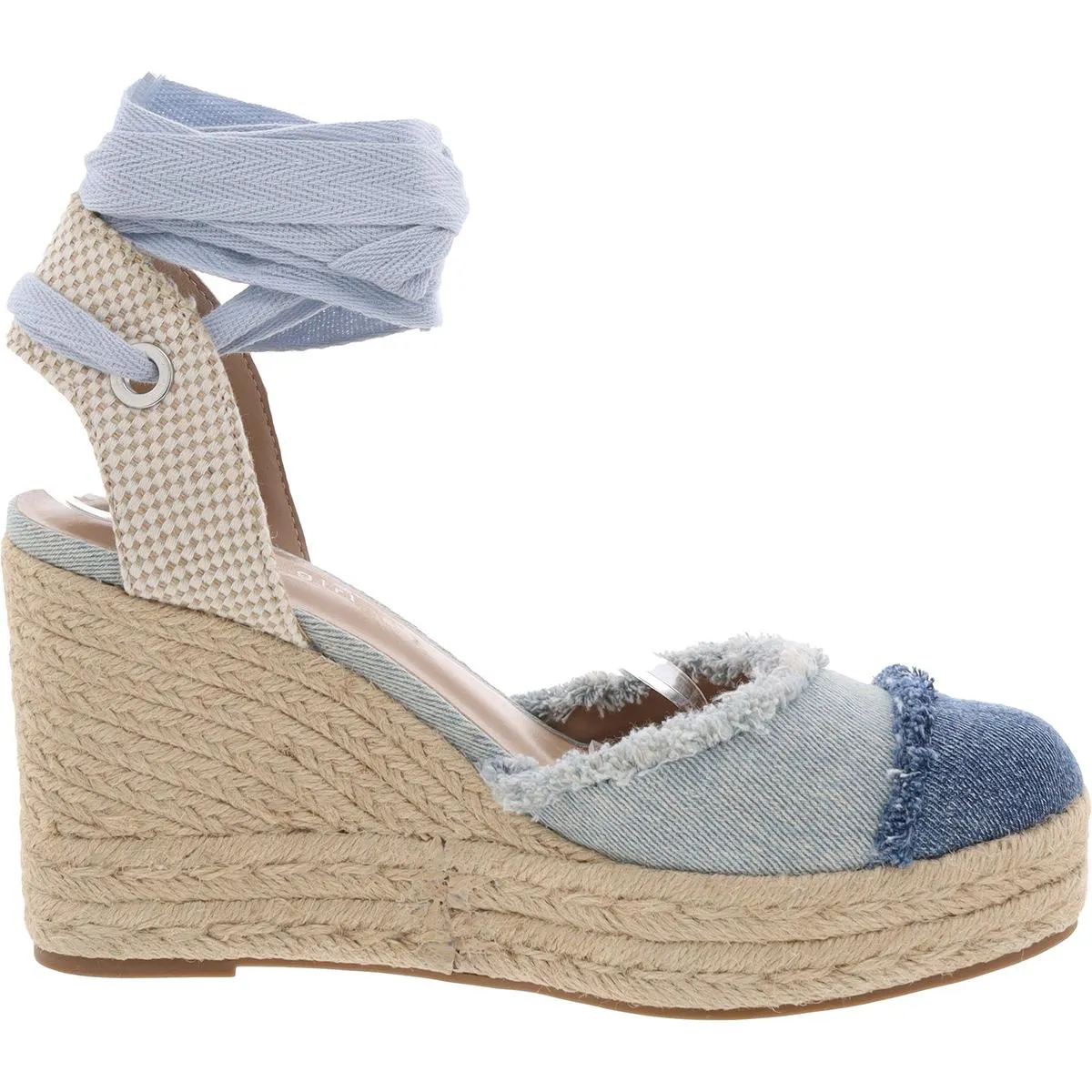Madden Girl Womens Padded Insole Canvas Espadrille Heels