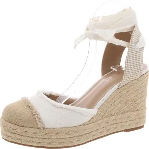 Madden Girl Womens Padded Insole Canvas Espadrille Heels
