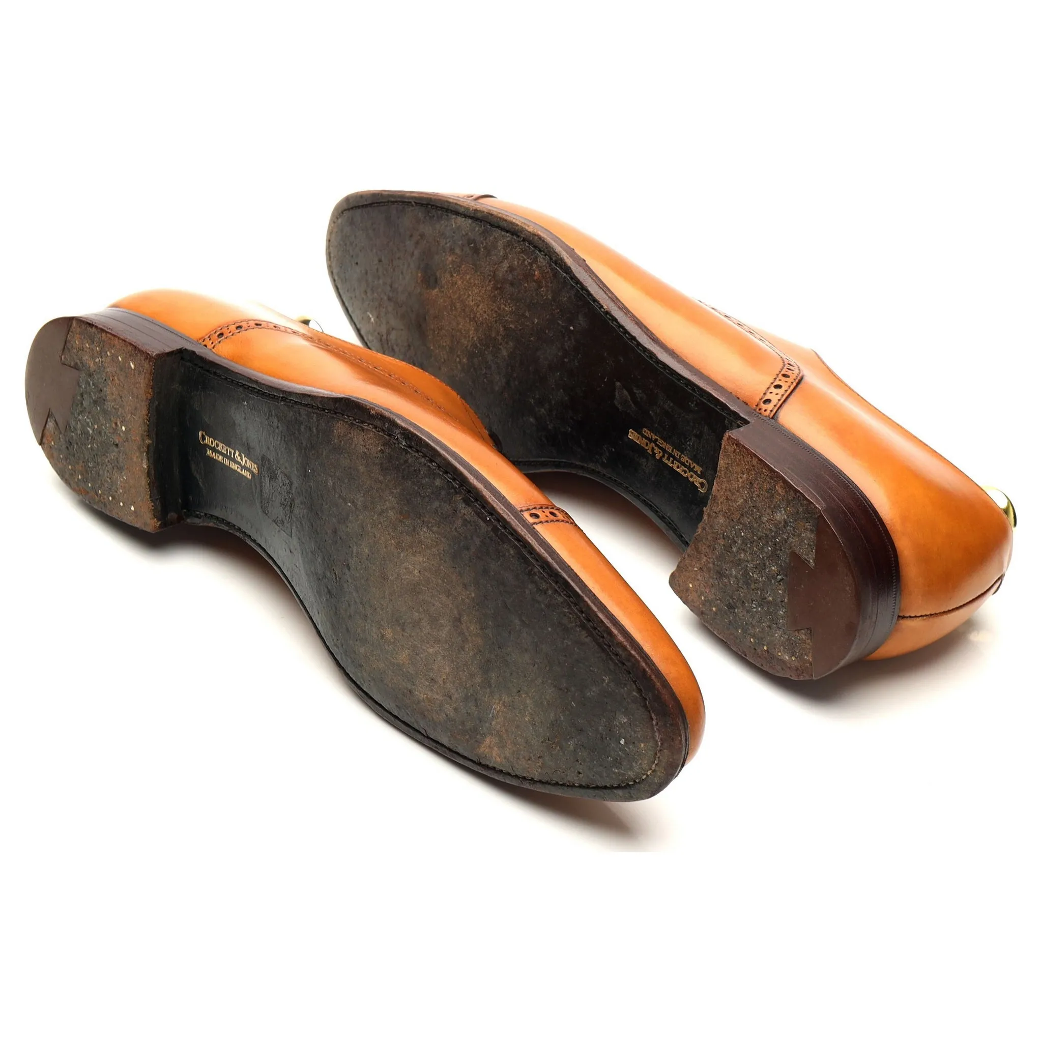 'Malton' Tan Brown Leather Oxford UK 8.5 E